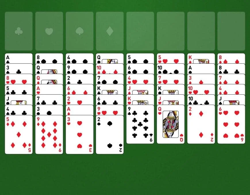 Klondike solitaire green felt turn 3 no ads